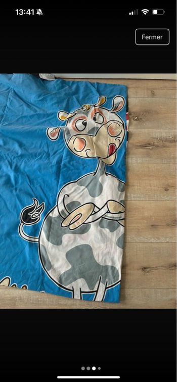 Housse de couette avec taie 1 personne