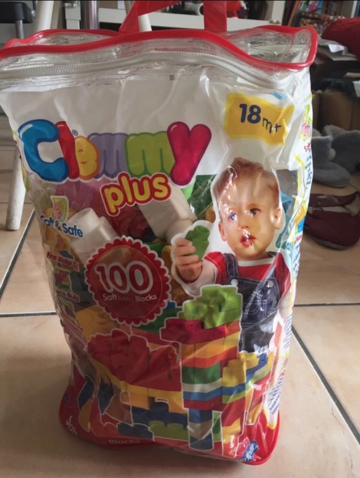 Sac 100 cubes Clemmy, Clementoni