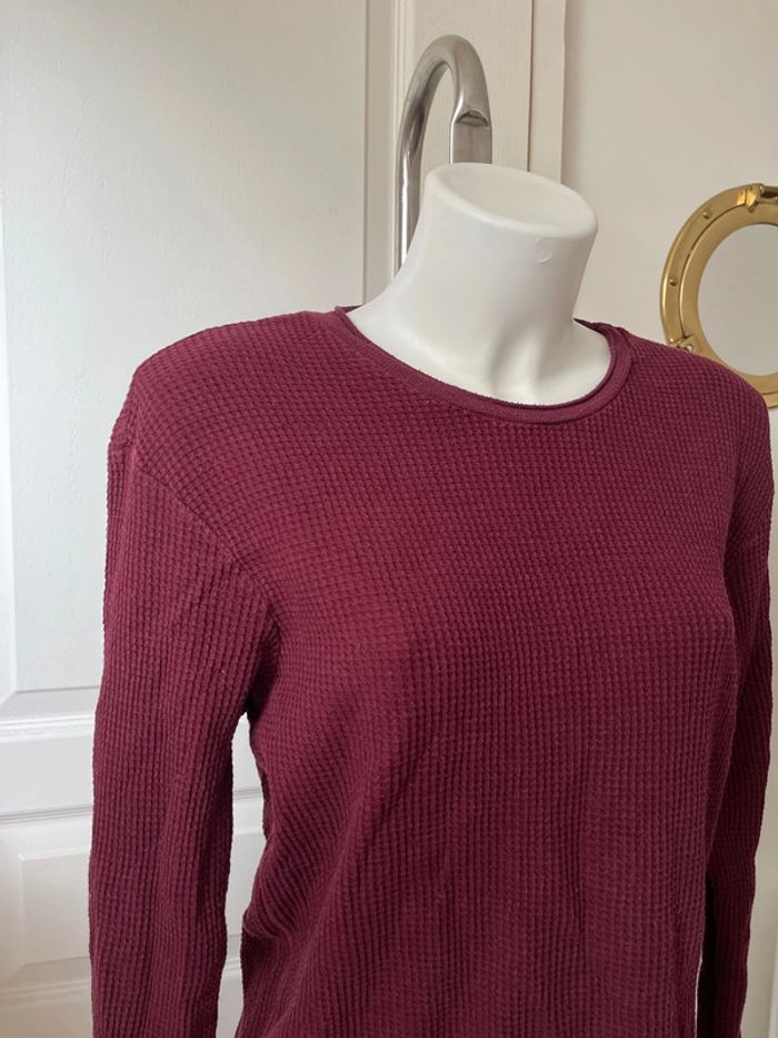 Pull bordeaux - photo numéro 3