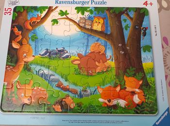 Puzzle Ravensburger 35 pièces Quand les animaux s'endorment +4ans