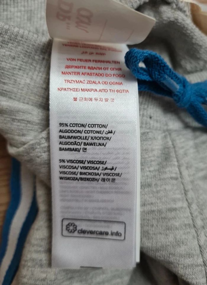 Short été bébé moltoné gris 6 mois neuf - photo numéro 6