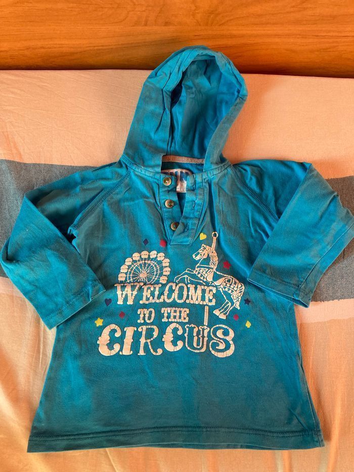 T-shirt ML capuche 36 mois