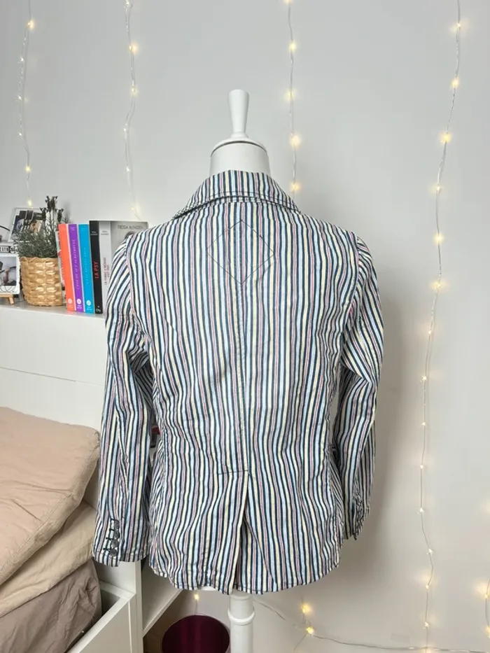 blazer rayé Pepe Jeans London – taille L - photo numéro 3