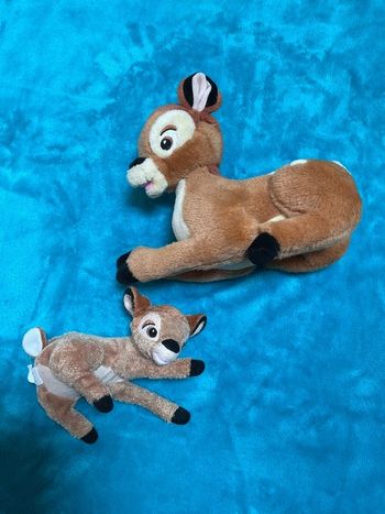 lot 2 faons bambi tbe le petit disney