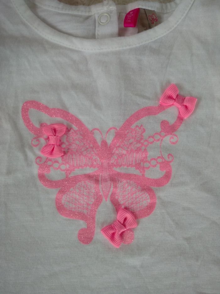 Robe courte ou tunique manches courtes Fille 9 mois - photo numéro 4