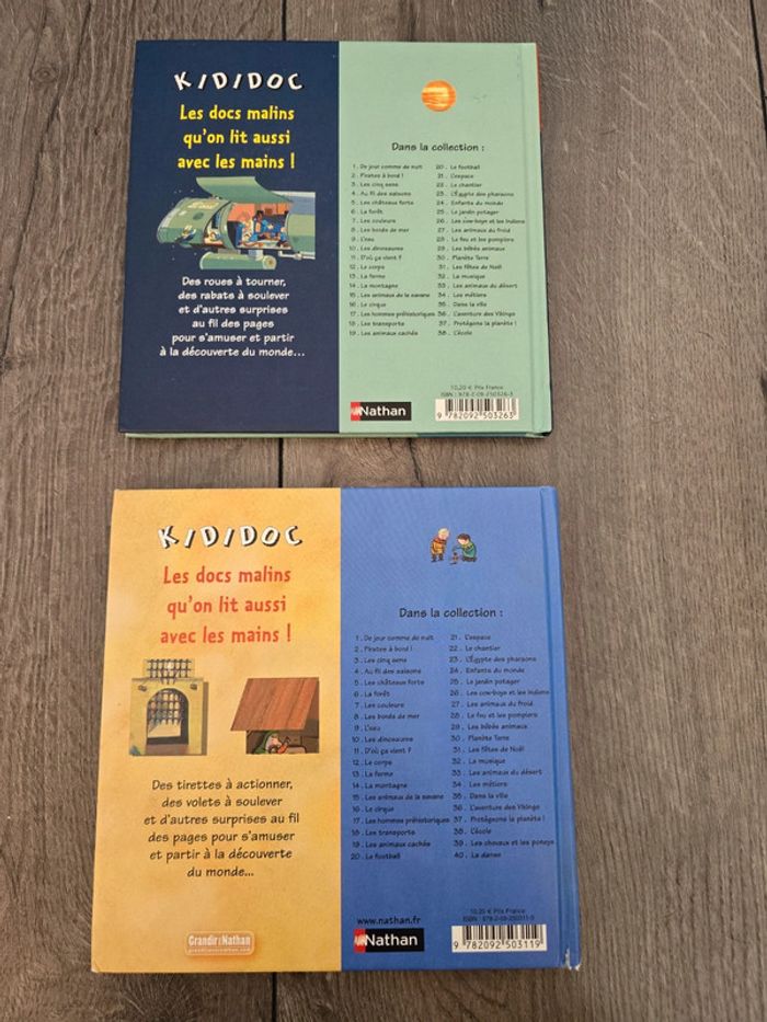 Lot 2 livres Kididoc - photo numéro 3