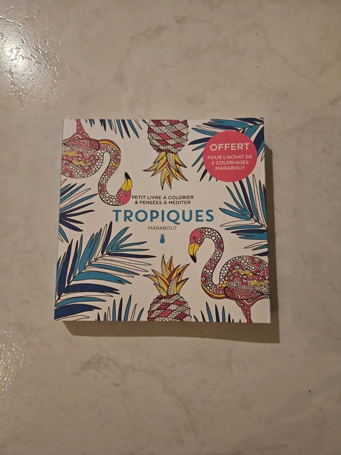Petit livre de coloriages tropiques Neuf - photo numéro 2