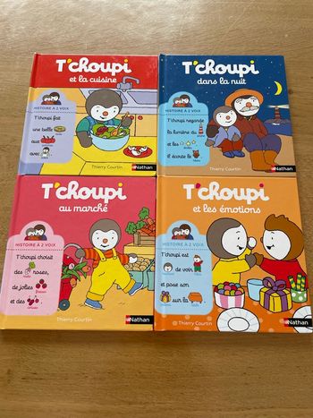 4 livres tchoupi