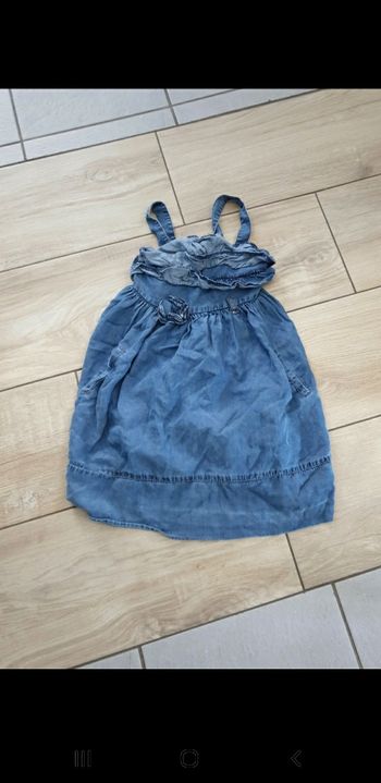 Robe jeans souple fille 8 ans