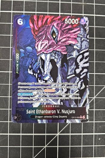Carte One piece Saint Ethanbaron Nusjuro Op13/080