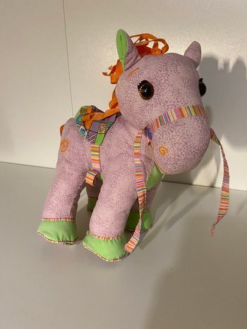 Peluche cheval 