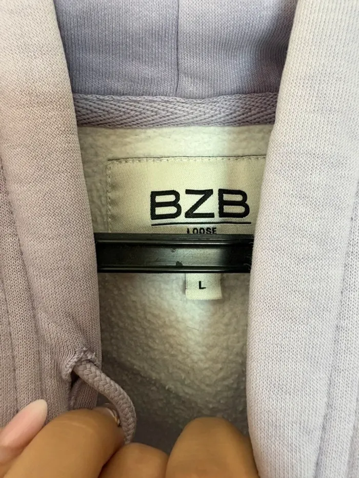 Sweat BZB blanc et violet - photo numéro 2
