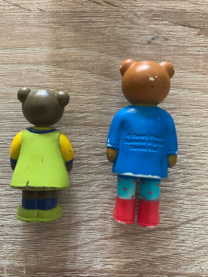 5 figurines petit ours brun - photo numéro 5