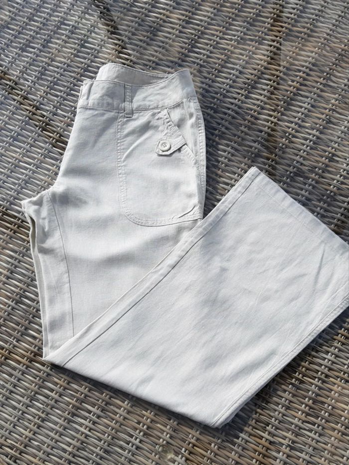 Pantalon beige été mode Vero Moda - photo numéro 2