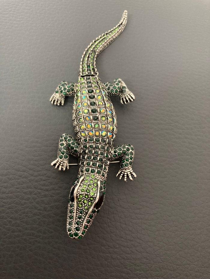 Broche crocodile - photo numéro 2