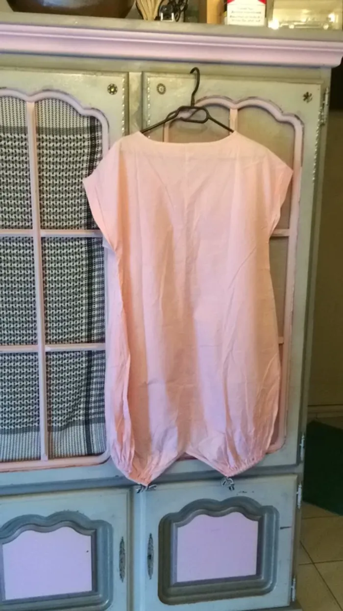 Robe tunique rose taille unique - photo numéro 5