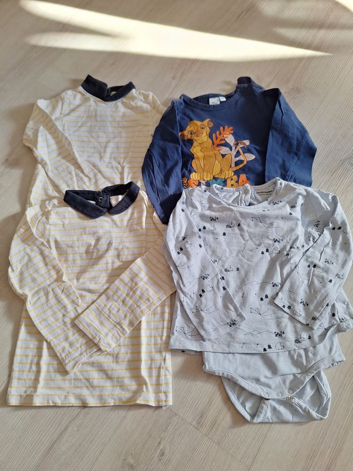 Lot tshirt bébé