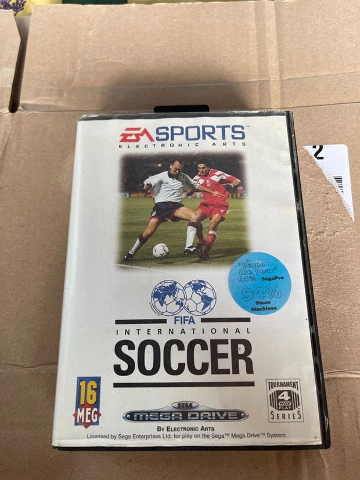 Jeu Megadrive FIFA soccer