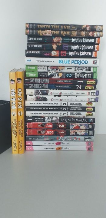 18 Manga en lot où à l'unité