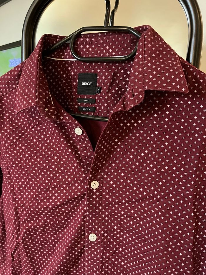 Chemise bordeaux - photo numéro 2