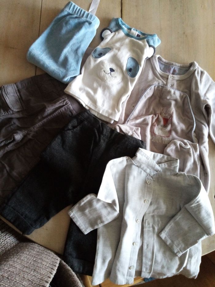 Lot vêtements garçon 9 mois