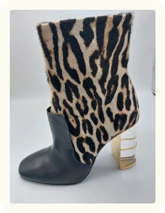 Bottines à talons femme Leopart Roberto Cavalli