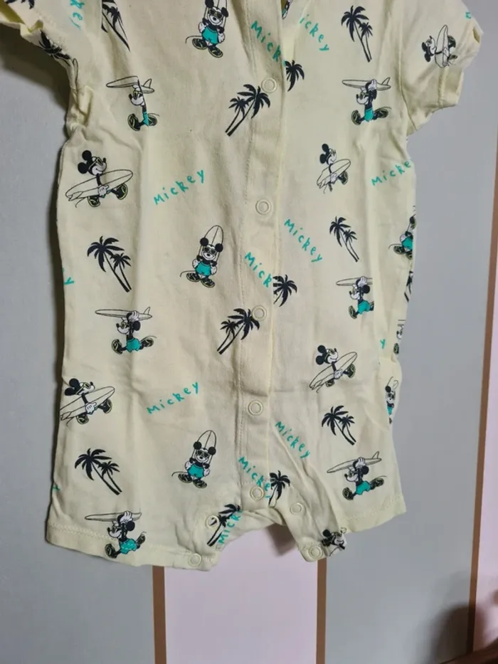Combishort Mickey bébé garçon 18 mois - photo numéro 4