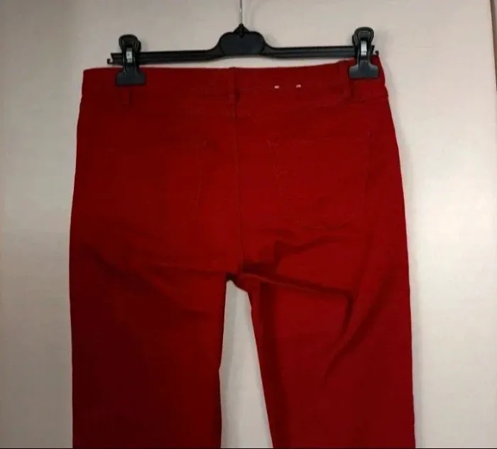 Pantalon bordeaux femme taille 38 camaïeu - photo numéro 4