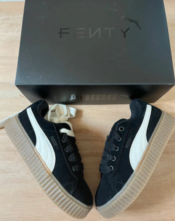 Puma X Fenty Creeper Black White 35