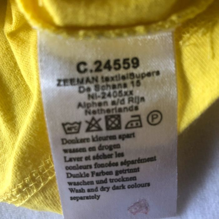 Sweat jaune léger à capuche 5/6 ans - photo numéro 7