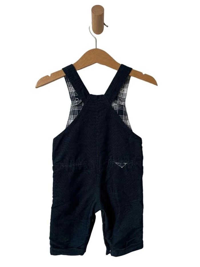 Salopette en velours côtelé bleu pétrole (dinosaures) - Sergent Major 6 mois - photo numéro 4