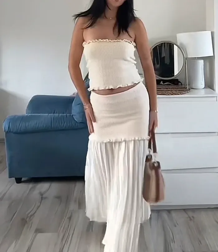 Ensemble tailleur jupe et haut Zara taille 40 Zara - photo numéro 6