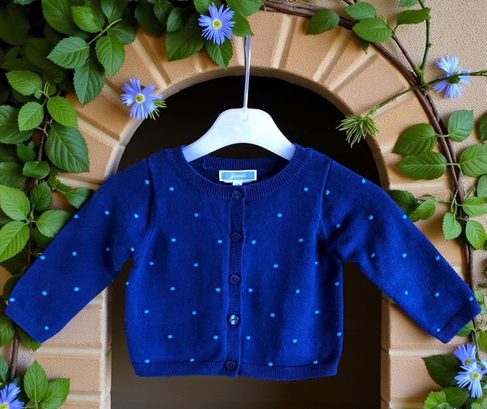 JACADI - ENSEMBLE 3P BÉBÉ FILLE - ROBE, CULOTTE & GILET MOTIF TOURTERELLES 6M - photo numéro 9