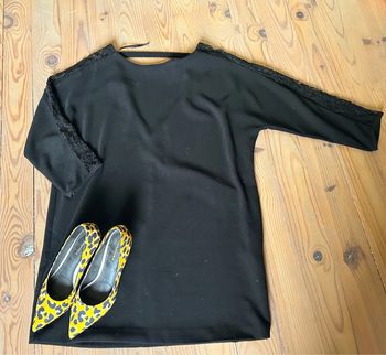 Petite robe noire dos nue zara L