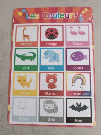 Affiche des couleurs