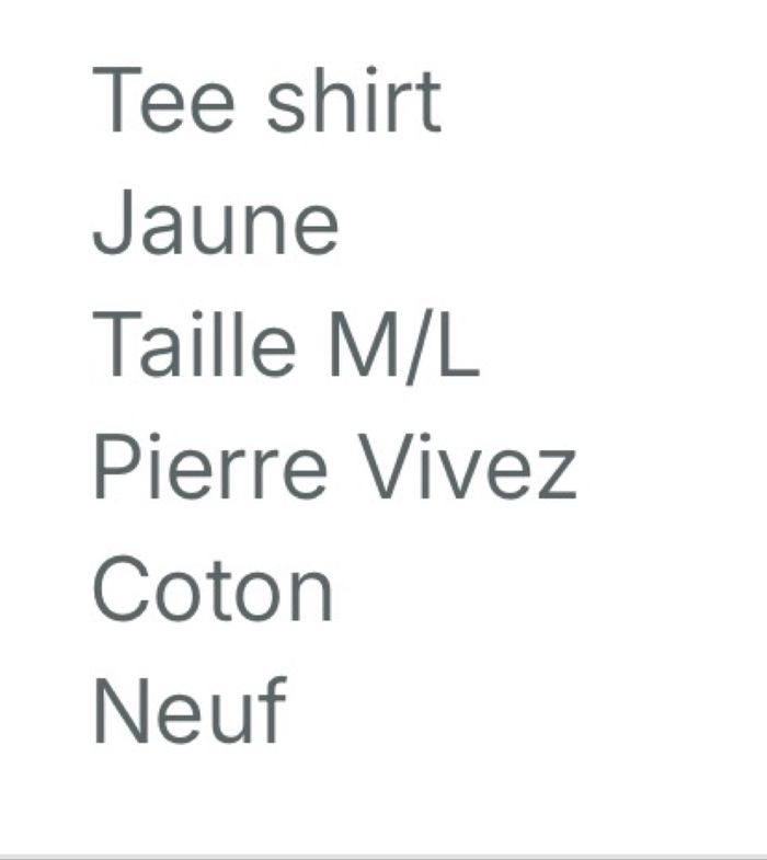 Tee shirt - photo numéro 7