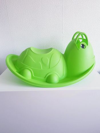 Balançoire en plastique - Tortue verte - 🚨 Retrait sur place !