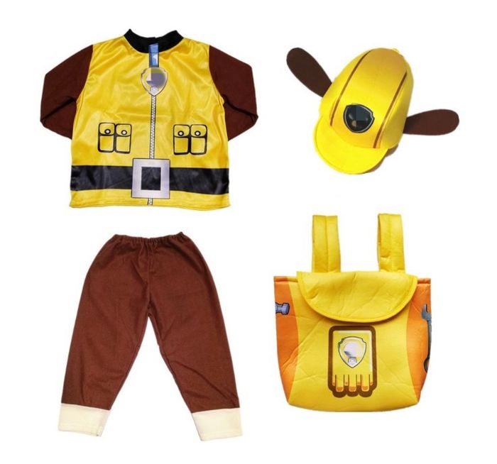 Deguisement pat patrouille jaune et ces accessoires Taille 5-6ans