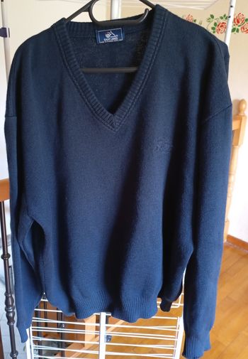 Pull SAINT JAMES Homme XL - Bleu Marine - 50% Laine / 50% Acrylique