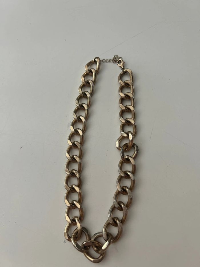 Gros collier effet doré - photo numéro 2