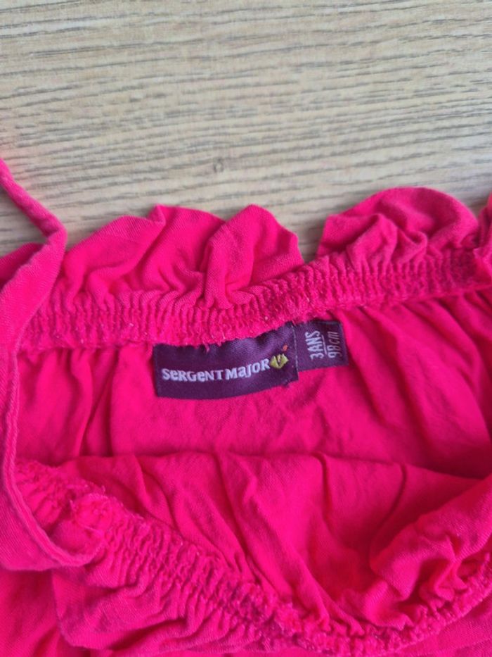 Débardeur fluide fushia sergent major 3 ans - photo numéro 2