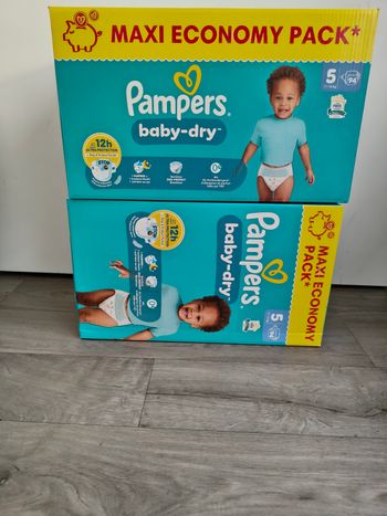 2 carton couche pampers taille05