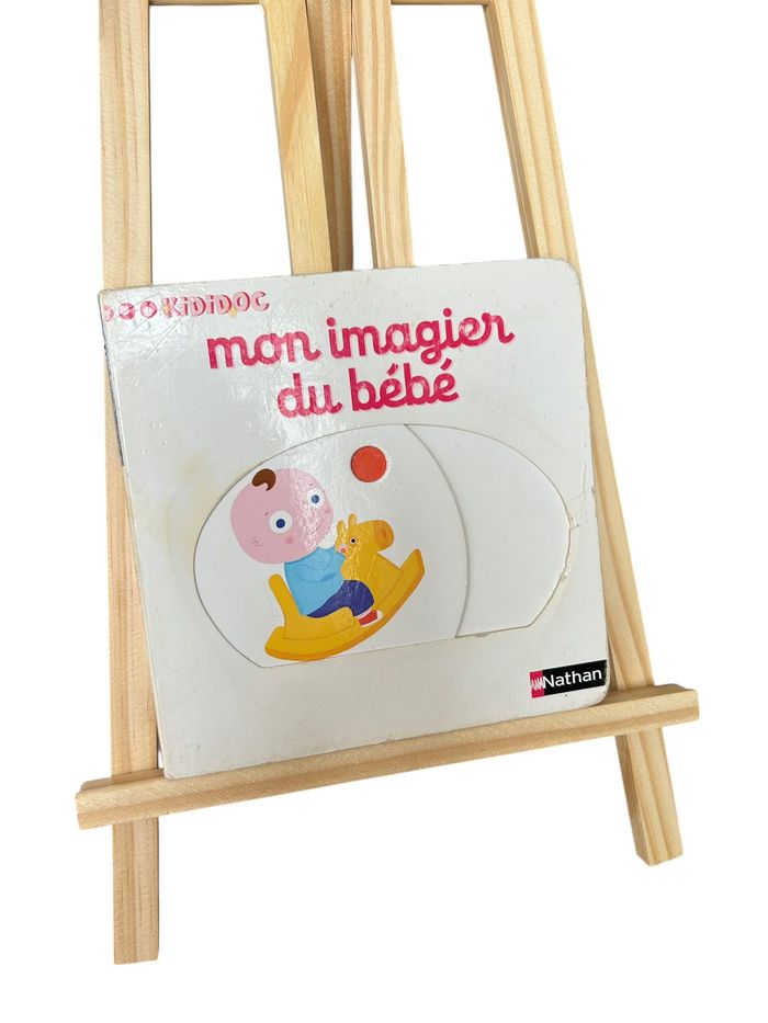 Livre cartonné Kididoc Mon imagier du bébé de Nathan