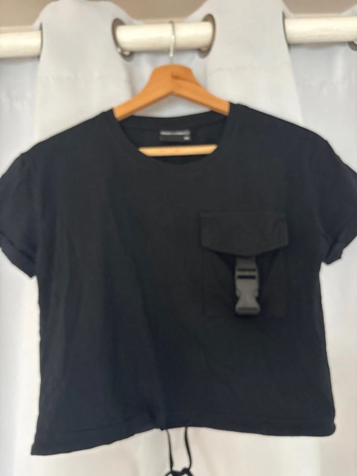 T shirt noire court femme project x paris