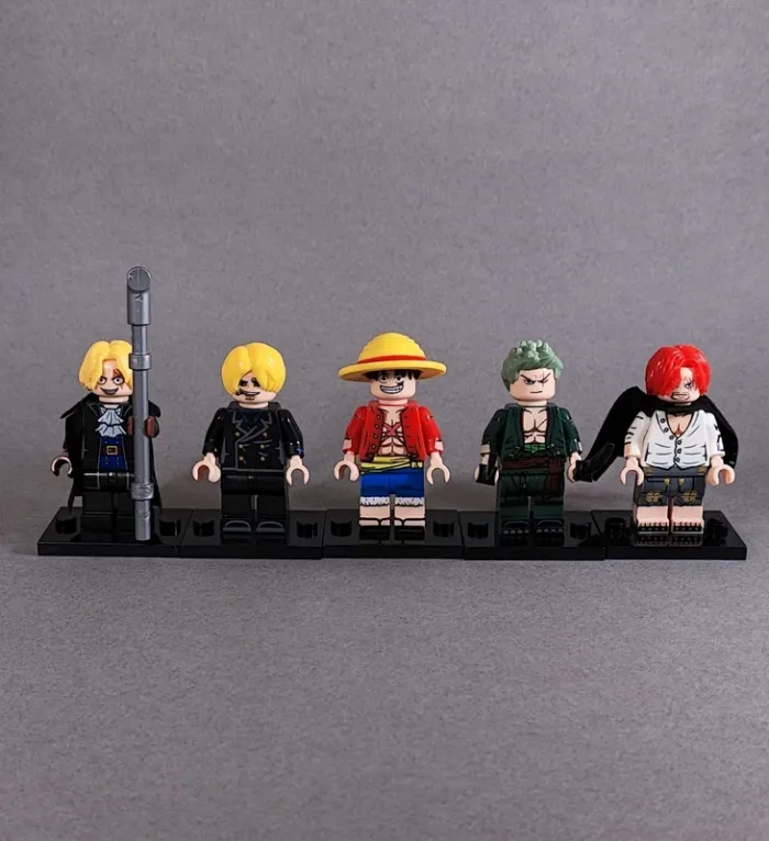 One piece - lot de 15 mini figurines au format Lego - photo numéro 4