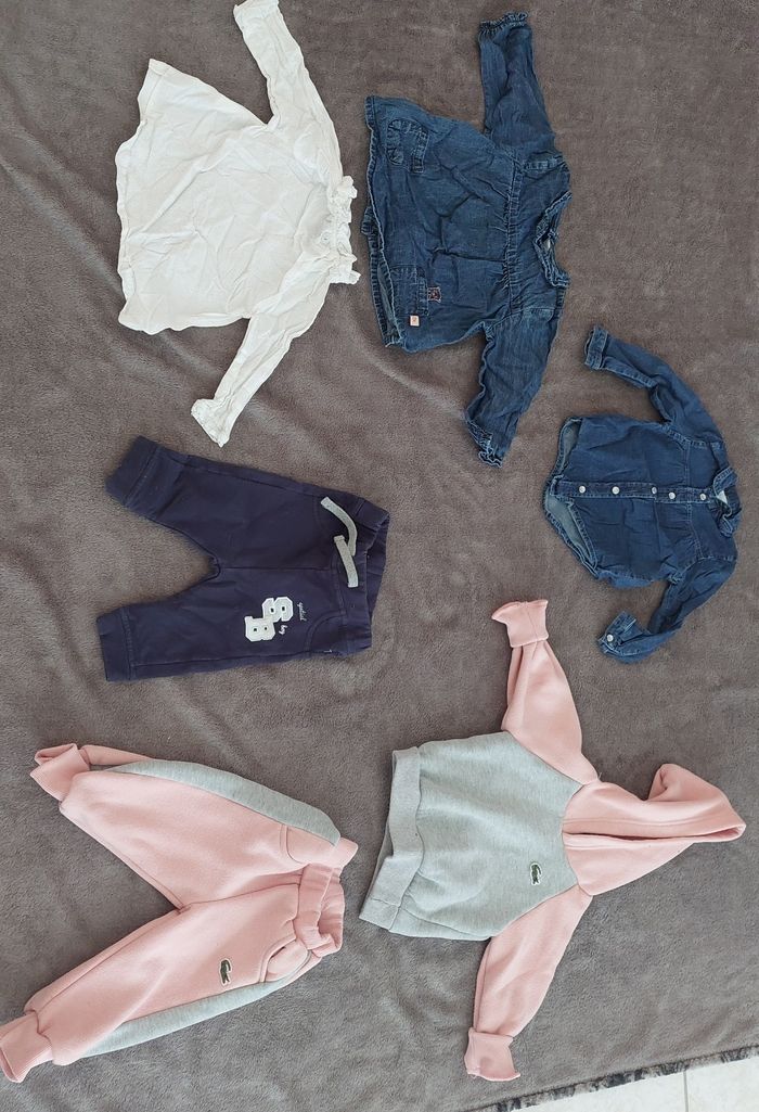 Lot vêtements fille printemps automne 12 mois - photo numéro 4