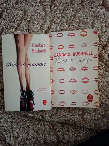Lot de 2 romans de Candace Bushnell en bon état 