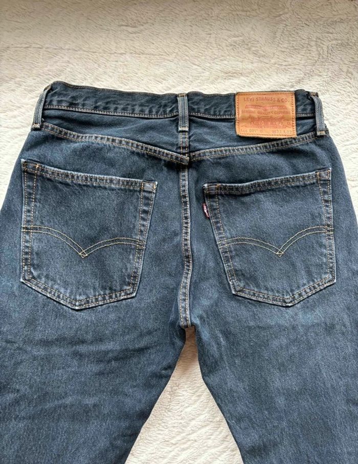 Jean levi’s lot 501 S bleu foncé homme coupe slim taille W28 38 M L32 - photo numéro 13