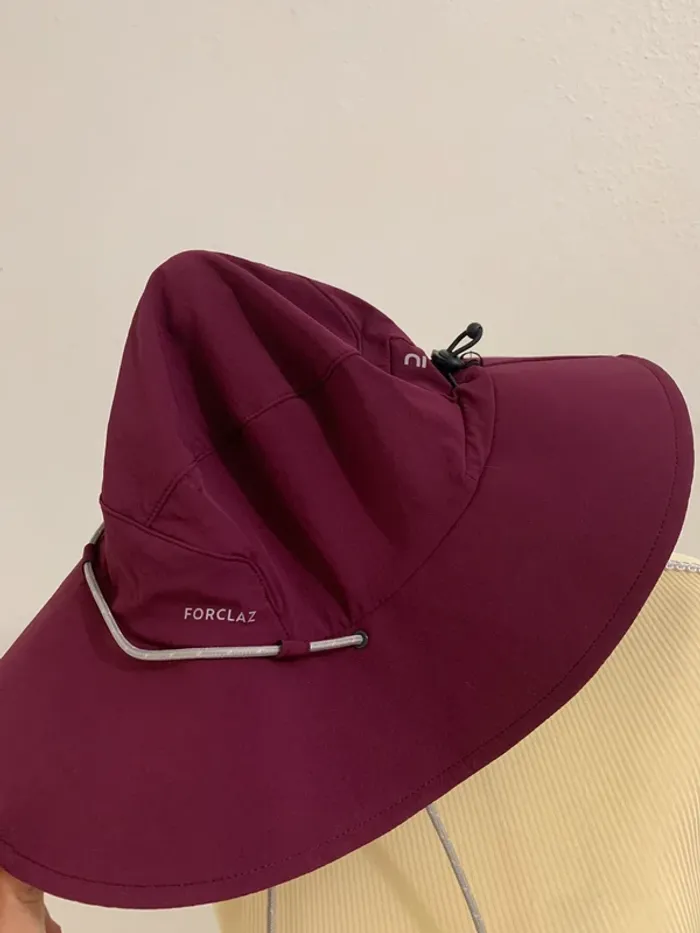 Chapeau de randonnée Forclaz Violet - Taille S - photo numéro 2