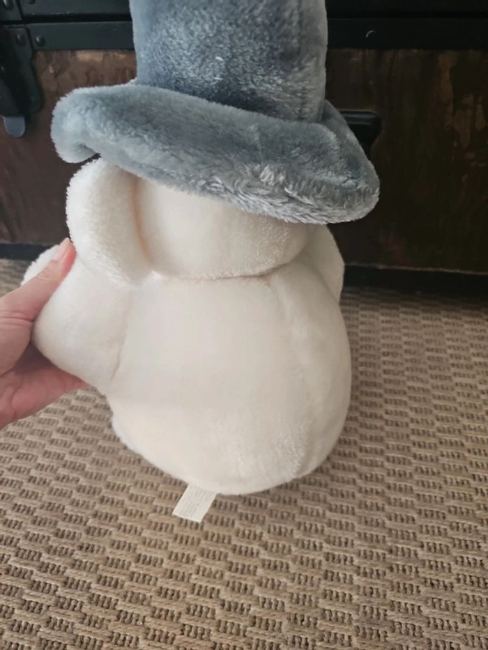 Grande peluche bouli bonhomme de neige vintage - photo numéro 6